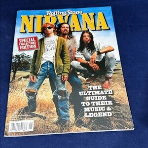 the Rolling Stones Nirvana Special Collector’s Edition Magazine - Blue Cover